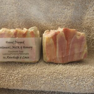 Hand Dipped Oatmeal, Milk & Honey Soap
