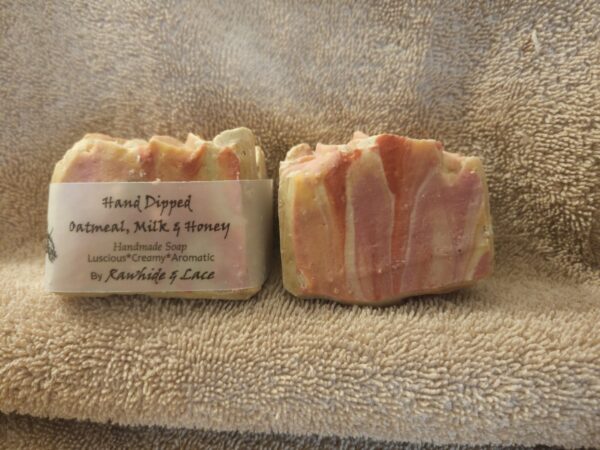 Hand Dipped Oatmeal, Milk & Honey Soap