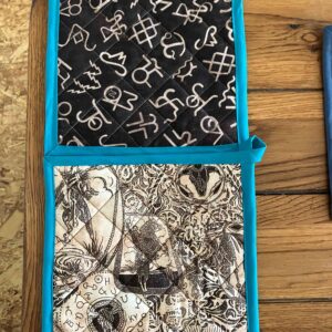 Brands and Leather Hotpads
