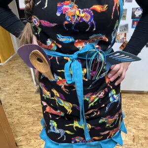 Bright Painted Ponies Apron