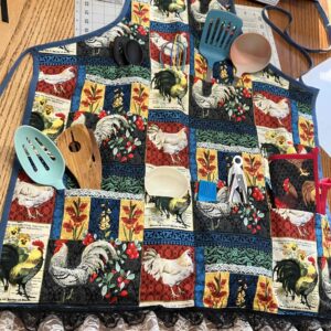 Chickens and Lace Apron
