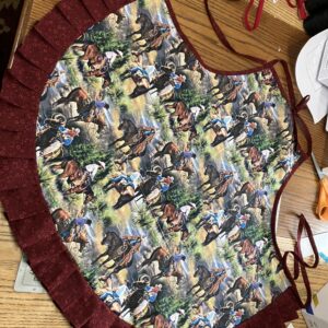 Woman Ruffle Apron