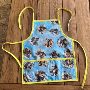 Blue Cowboy Apron
