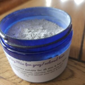 Brazilian Clay Dry Mix for gray/colored hair - 3oz
