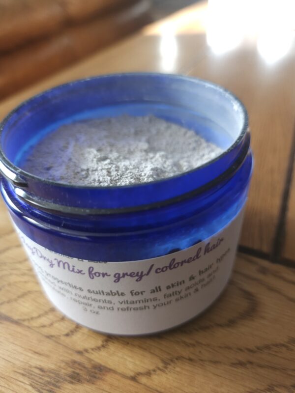 Brazilian Clay Dry Mix for gray/colored hair - 3oz