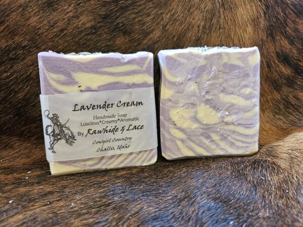 Lavender Cream Handmade Soap
