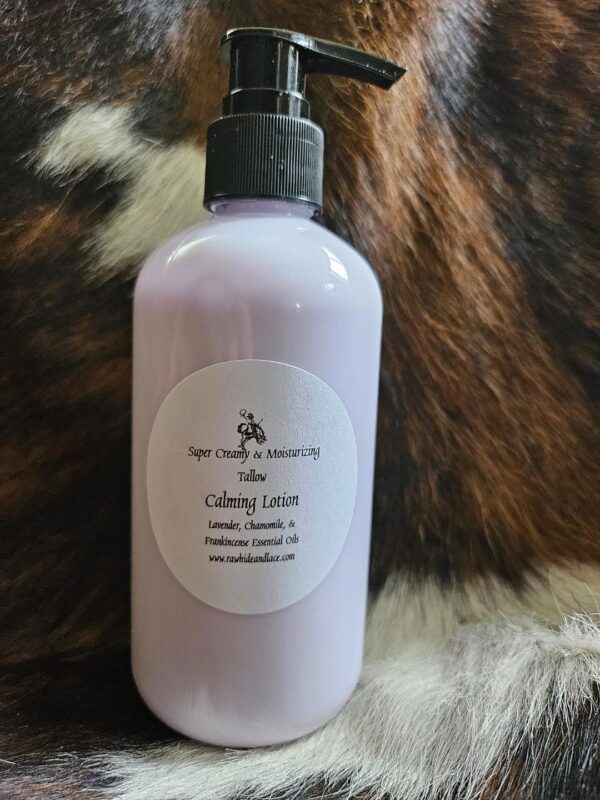 Calming Lotion: Lavender, Camomile, & Frankincense Essential Oils